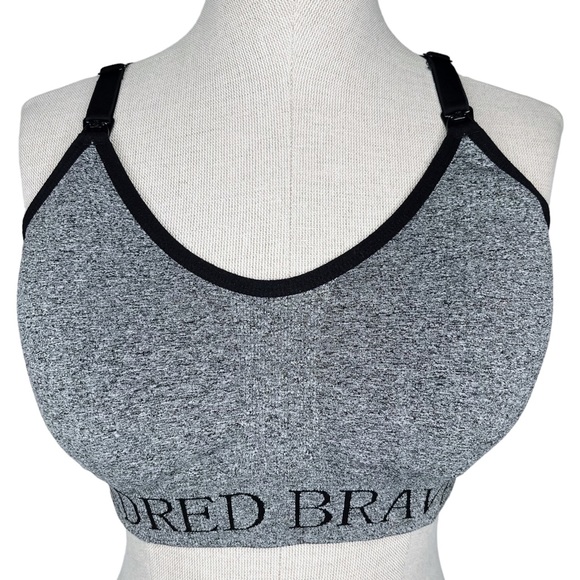 Kindred Bravely Other - Kindred Bravely Sublime Nursing Sports Bra sz M * Gray Postpartum Racerback 34